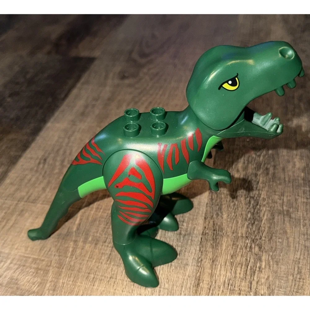 Lego Duplo Green Tyraninsaurus T Rex Dinosaur Jurassic World Collectible 5597 - Picture 4 of 6